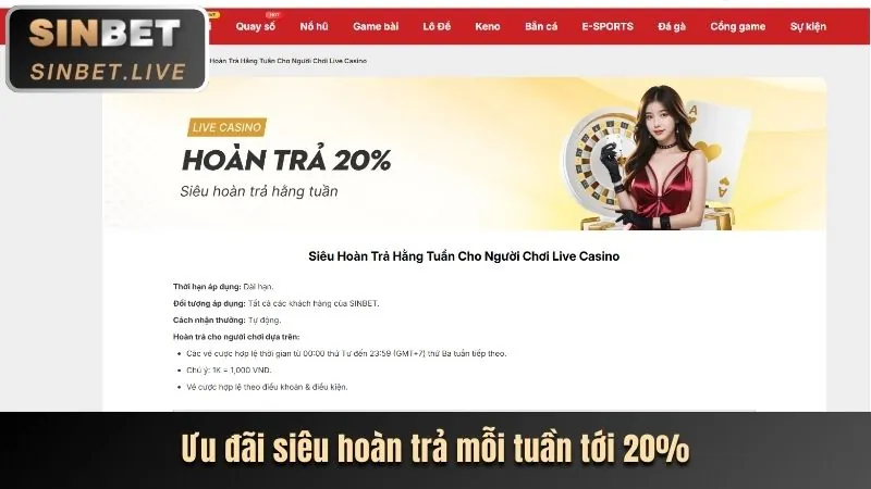 Hoàn trả casino hàng ngày xoso66 app